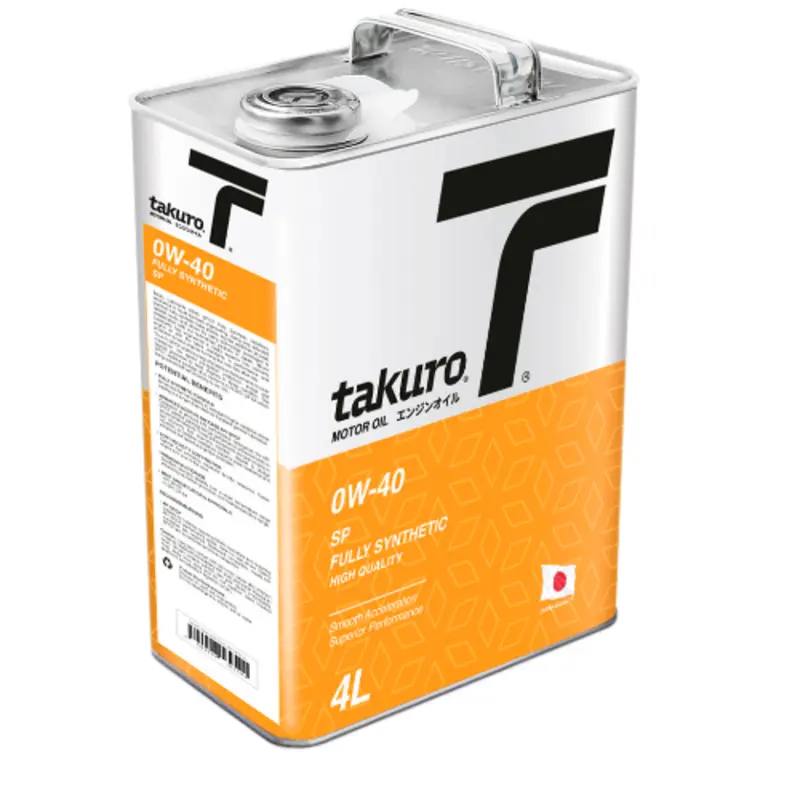 =Масло 0W40 Fully Synthetic SP оптом Takuro API SP защита LSPI Экономия до 70% От 1 коробки Доставка РФ бесплатно. Получите оптовый прайс!